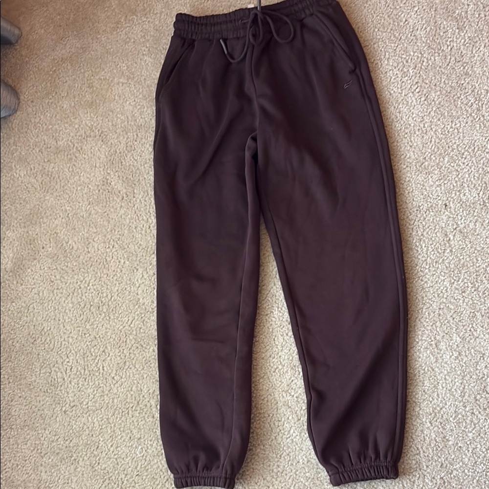 Fabletics Chocolate Brown Joggers